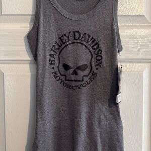 Harley-Davidson Charcoal Skull Tank